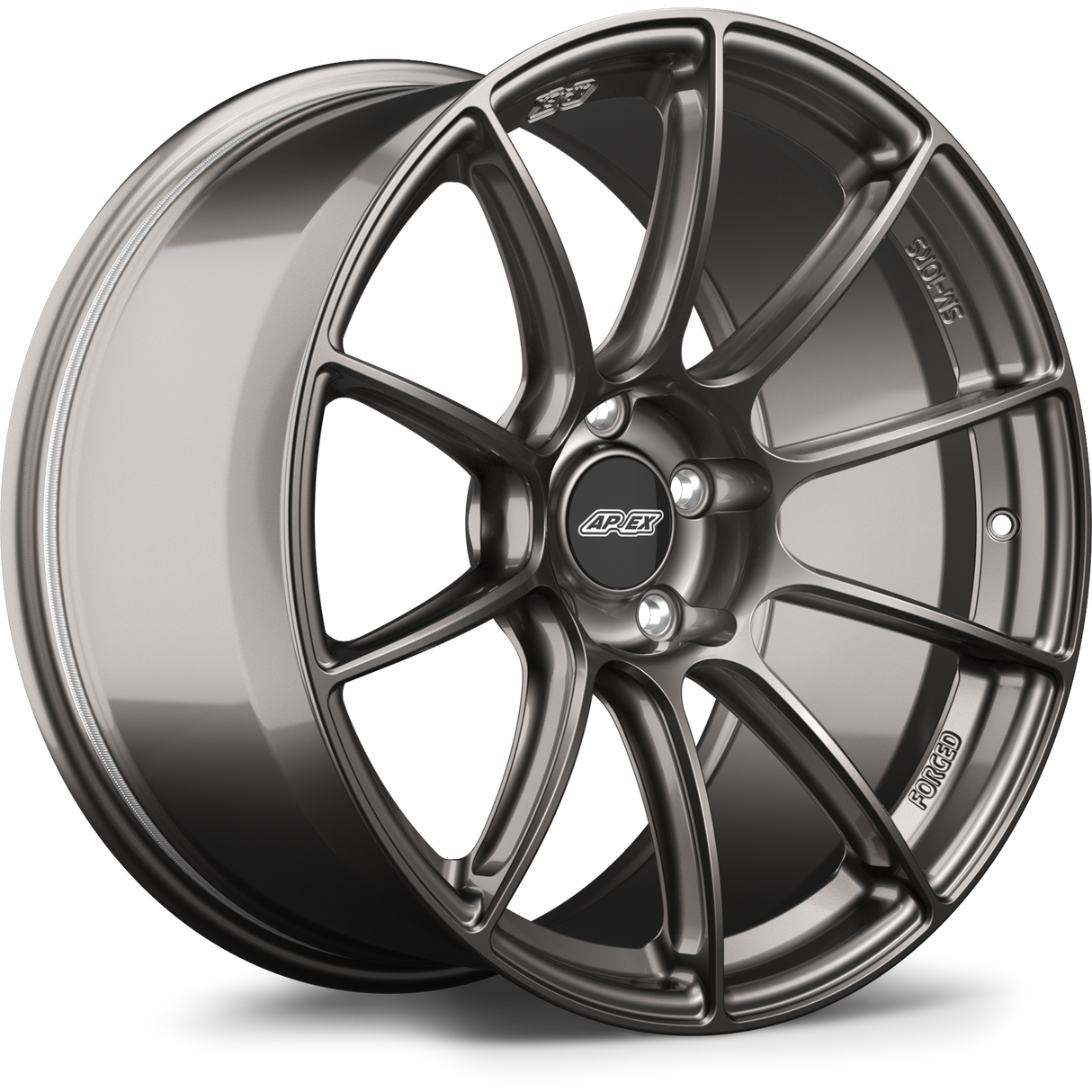 Apex 19" SM-10RS Forged 5x130mm Wheel (Anthracite) - Porsche